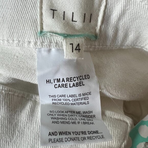 High Rise White Ripped Jeans - Picture 6 of 7